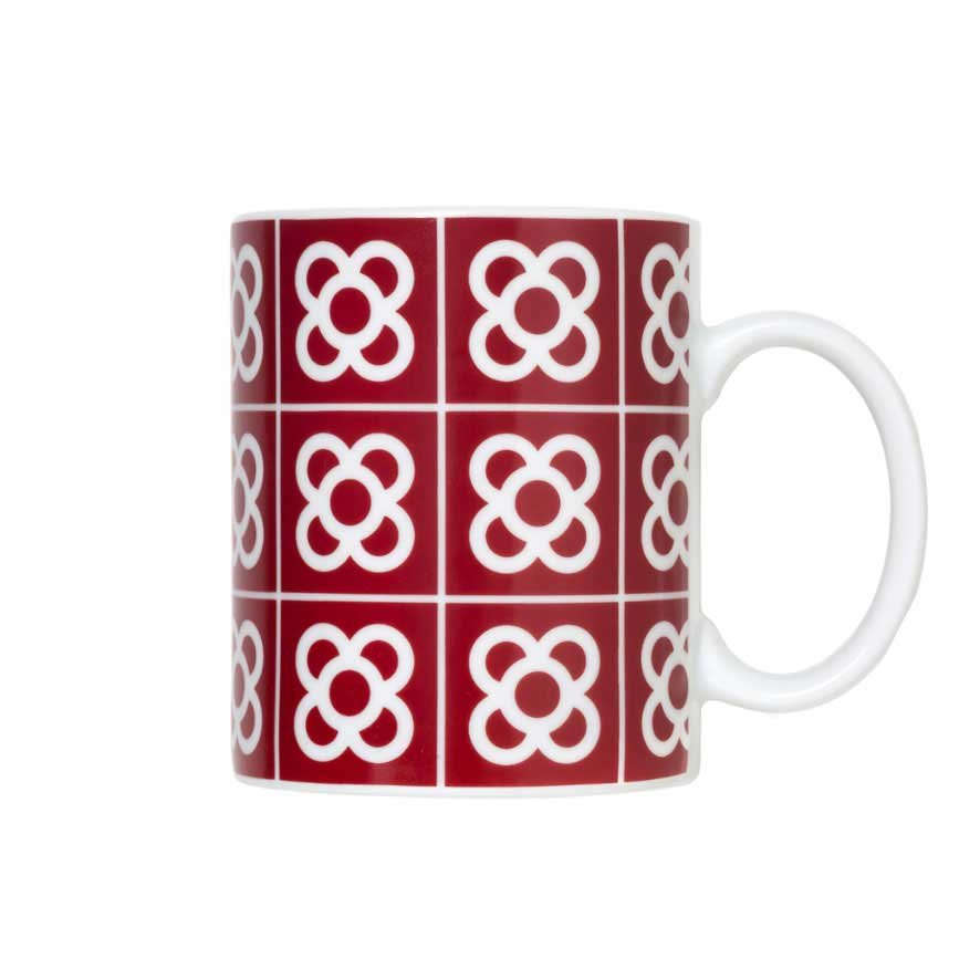 Taza Flor de Barcelona / roja