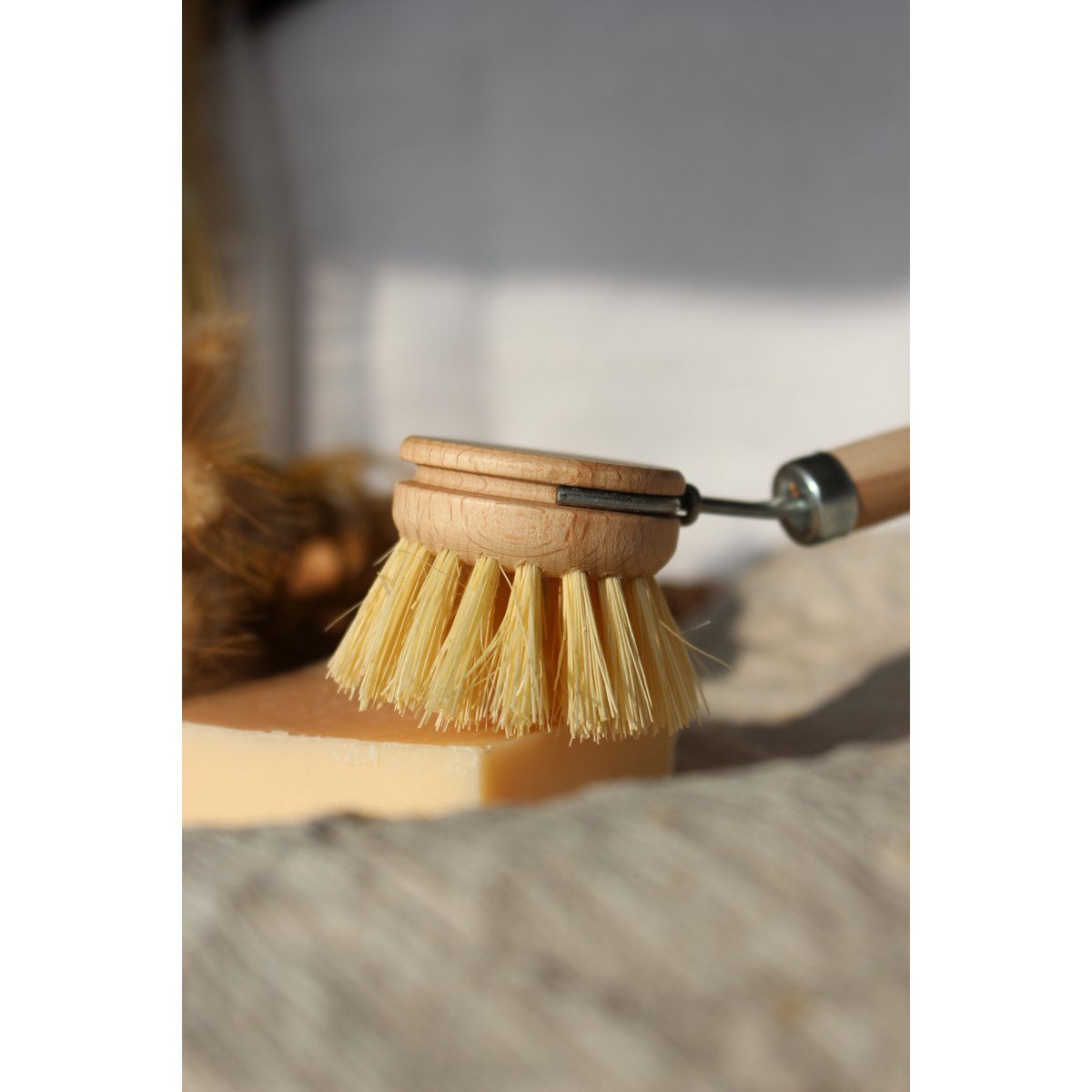 Replacement head for dish brush