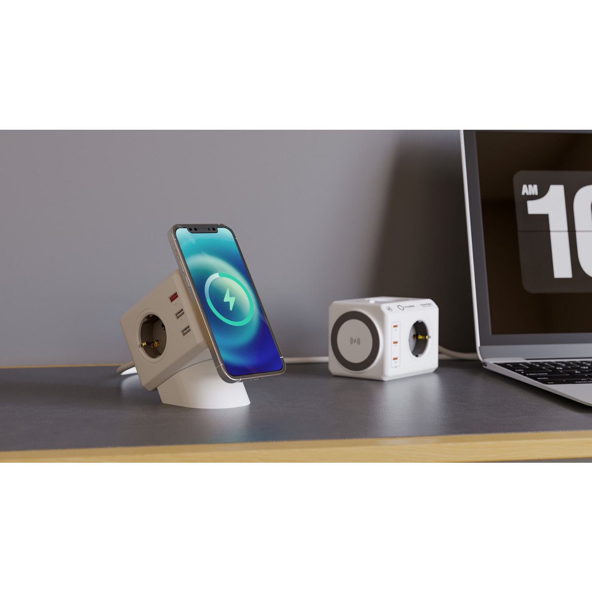 PowerCube Extended USB PD 3A+3C 80W magnetisch kabellos