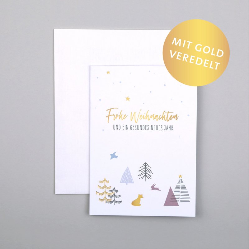 Weihnachtskarte Alma Wald