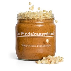 De Pindakaaswinkel Witte Chocolade pindakaas