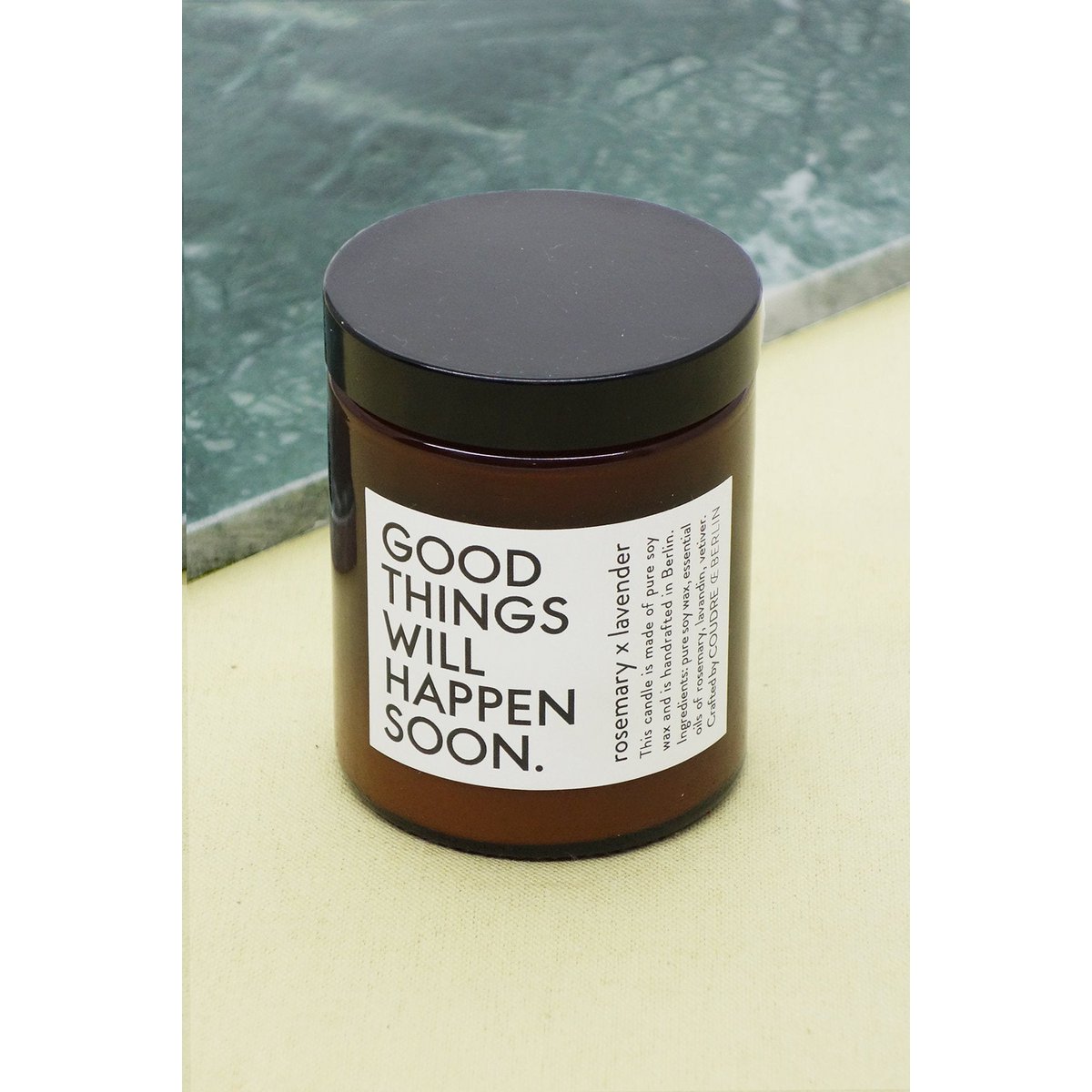 Good things ... Candle rosemary x lavender / ESSENTIALS scented candle