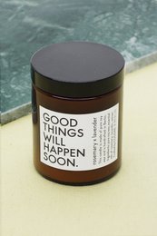 Gode ​​ting ... Lys rosmarin x lavendel / ESSENTIALS duftlys