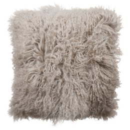Tibet sheepskin cushion | 15 colors | 45x45cm