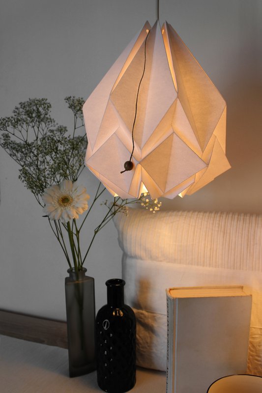 Origami-hanger in effen kleur - maat M.