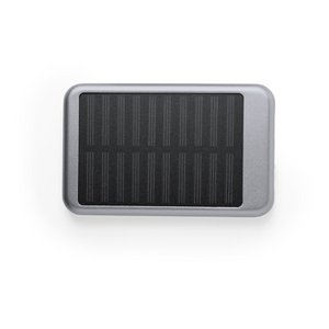 Powerbank Oplaadstation 4000 mAh met Solar Charging GRIJS