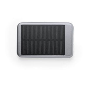 Powerbank Oplaadstation 4000 mAh met Solar Charging GRIJS
