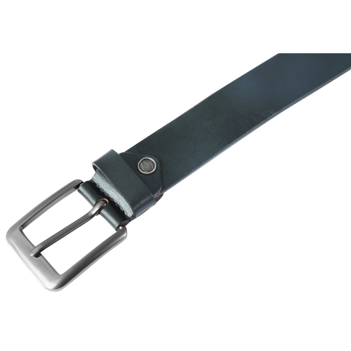 Leonardo Verrelli Echtleder Gürtel kürzbar in schwarz, 130 cm
