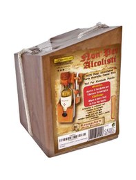Logica Giochi Denksport-Flaschenhalter-Puzzle aus Holz, NFAC, 11 x 11 x 16 cm, ohne Flasche