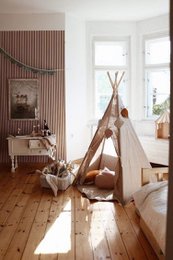 Tipi- und Mattenset „Natural Linen“