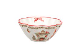 Porzellanschale Vintage Weihnachten 12 cm Isabelle Rose