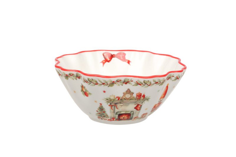 Porzellanschale Vintage Weihnachten 12 cm Isabelle Rose