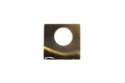 Flat square napkin ring in hoof