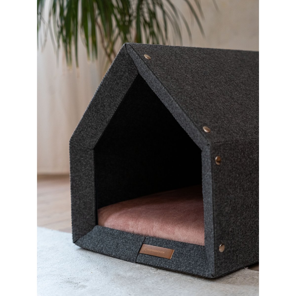 Pethome Perfektes Zuhause für einen Hund und eine Katze - dunkelgrau/recycelt