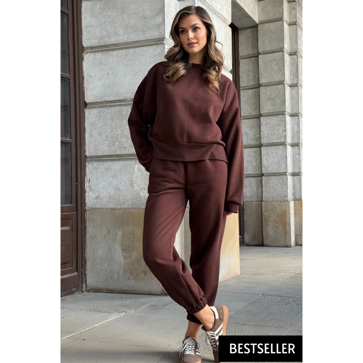 RUBI sweatpants - cotton - chocolate brown