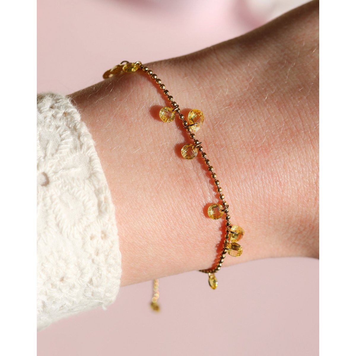 Cyprian - Beaded Crystal Necklace Set
