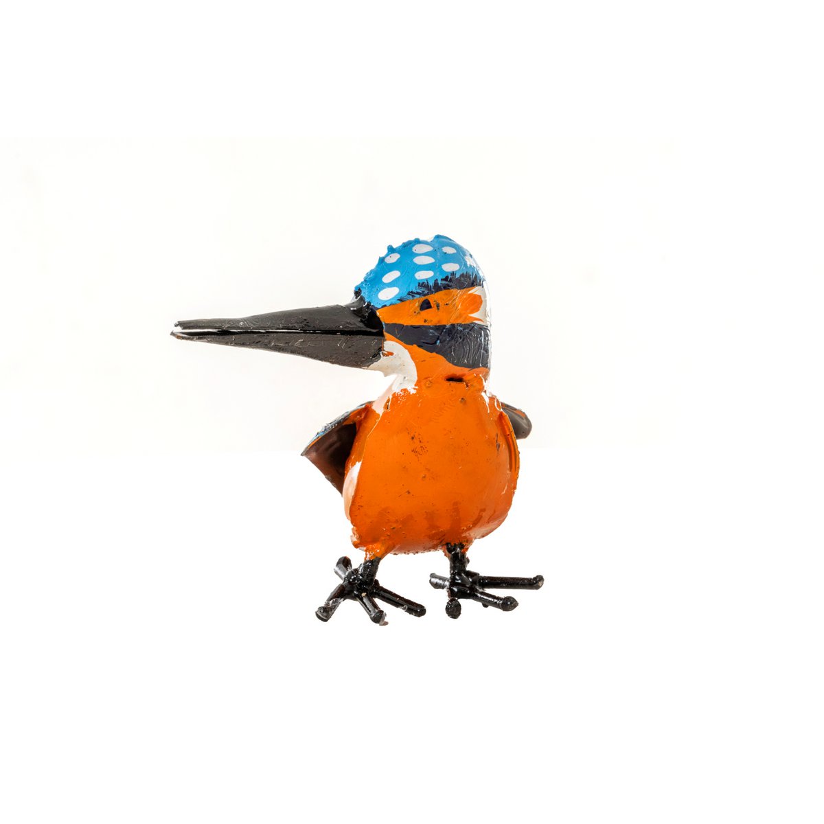Metal nuevo kingfisher pequeño