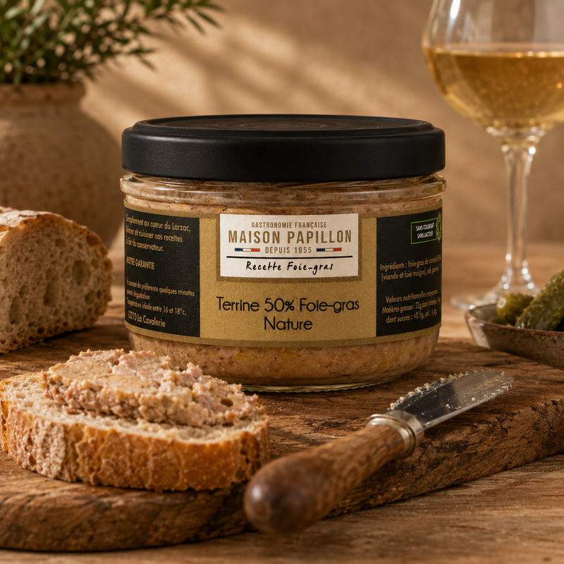 Reine Entenstopfleber-Terrine