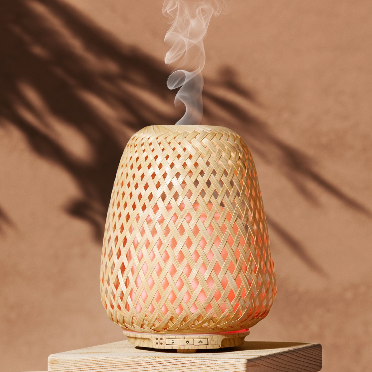 Difusor Ultrasónico – Olaki – Concha de Ratán – Difusión Saludable de Aromas Perfumados – Idea de Regalo Original