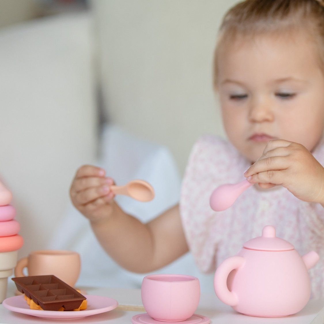Dinette, service à Thé en Silicone 