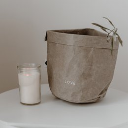 Paperbag sæt med 2 Hello Love (PU = 6 sæt)