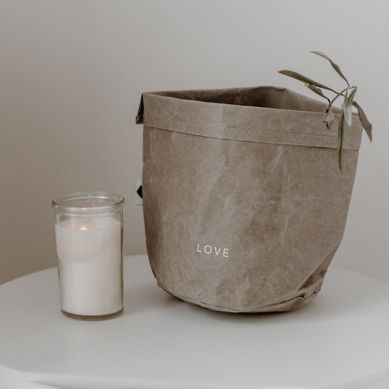 Paperbag sæt med 2 Hello Love (PU = 6 sæt)