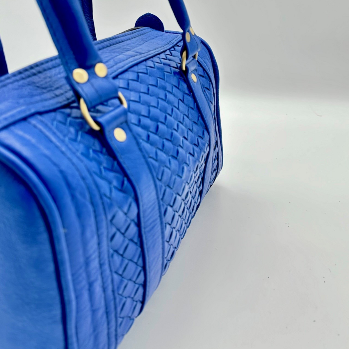 Rex Bag Blue - Handgemaakte lederen tas
