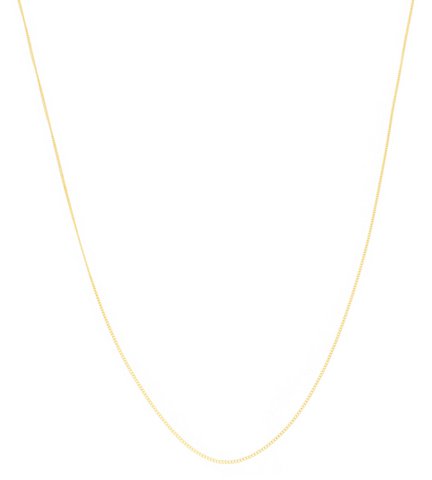 GOLD CURB HALSKETTE