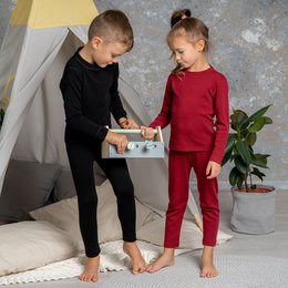 Dziecięce spodnie Merino 250 Royal Cherry