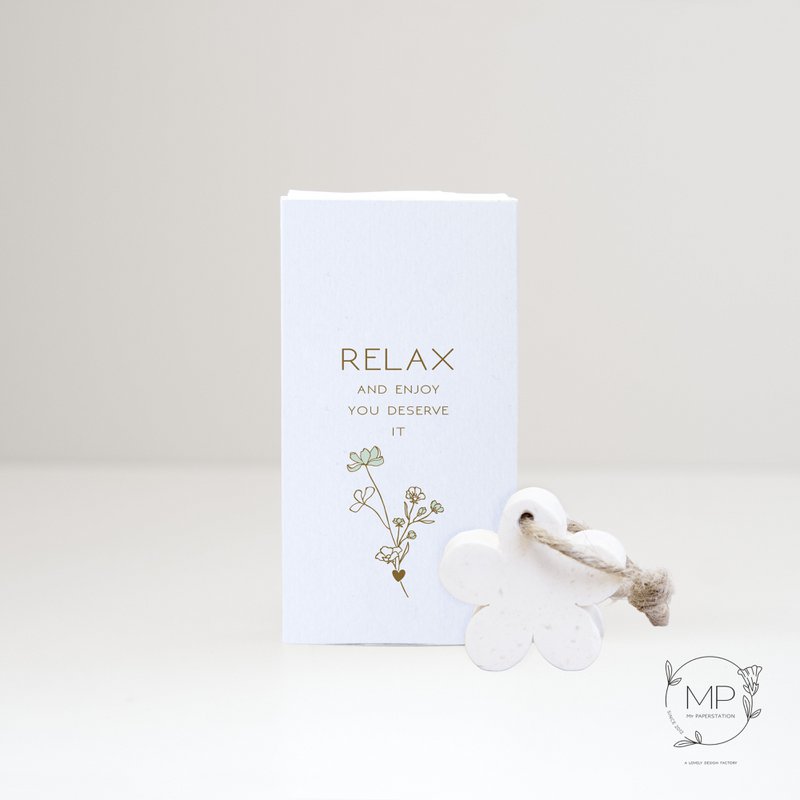 Little gift box Relax and enjoy you deserve it