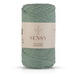 Sensy Premium 3 mm - 109 iarde Cavo macramè a filo singolo in cotone riciclato al 100%