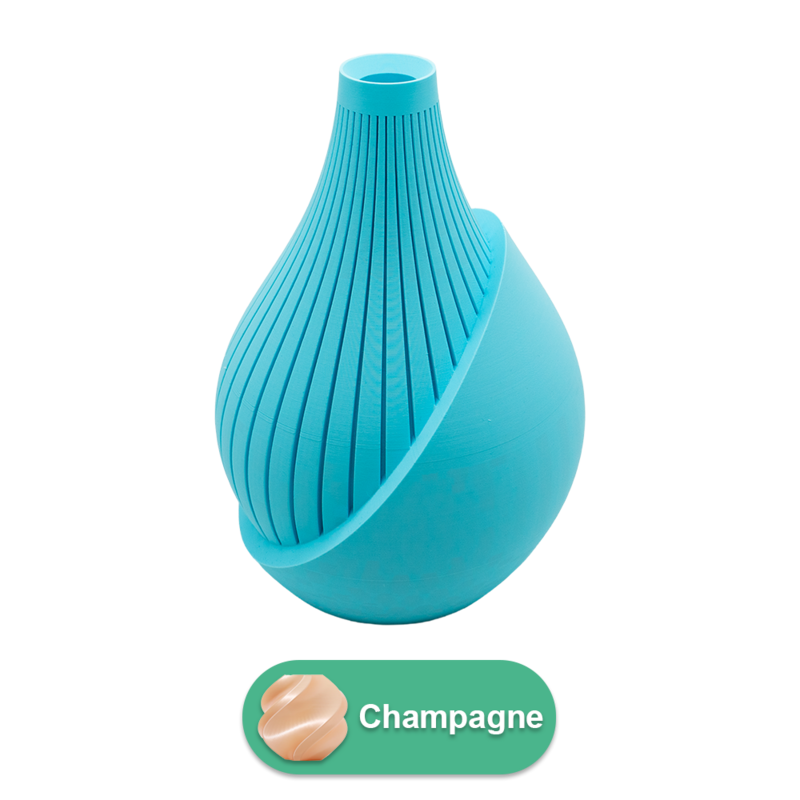 Elodie 3D vase - 3D printet vase - Bæredygtig PLA - Velegnet til kunstige blomster