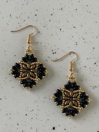 Oorbellen Duo Black
