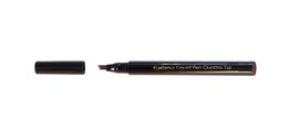 Dark brown liquid eyebrow liner with a precision tip for detailed application.