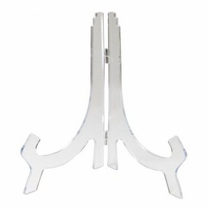 Transparent sign stand