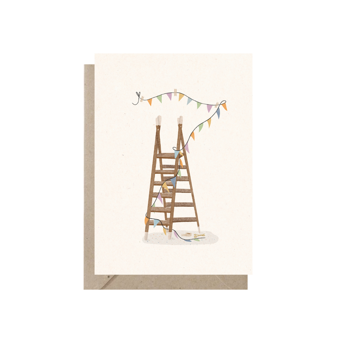 Postkarte | Party-Streamer