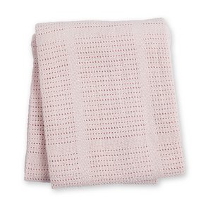 Lulujo Cellular Blanket - Pink