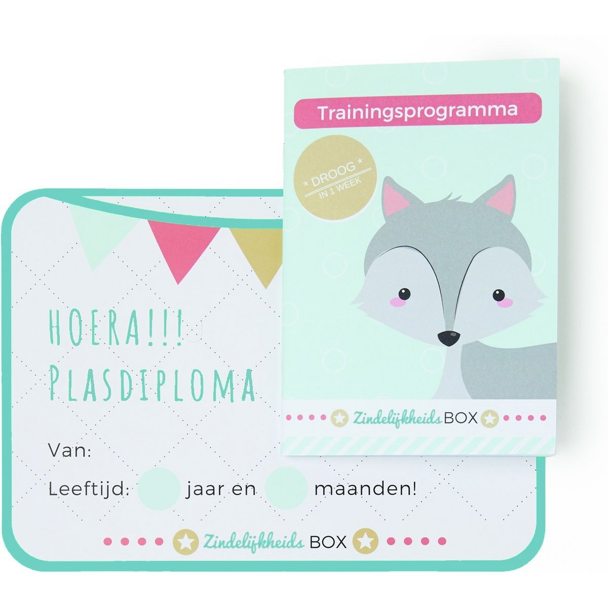 Zindelijkheidsbox - Dieren thema - Zindelijkheidstraining kind - Peuter - Leren op het potje / naar de wc