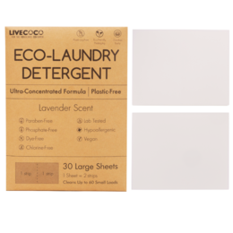 Ekologiczne arkusze detergentów (60 obciążeń Lavender)