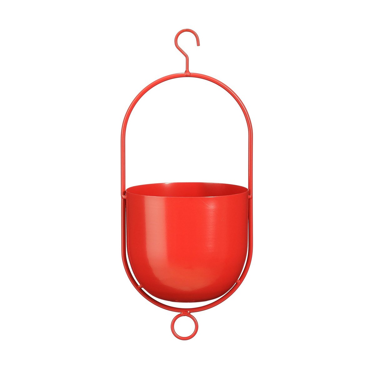 Bob pot hanging red
