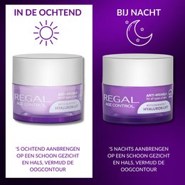 Crème de Nuit Anti-Rides – Effet Botox avec Argireline & Hyaluron | Régal 45ml