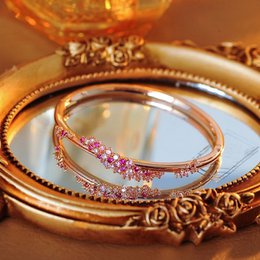 Peach Blossom Sparkle Bangle