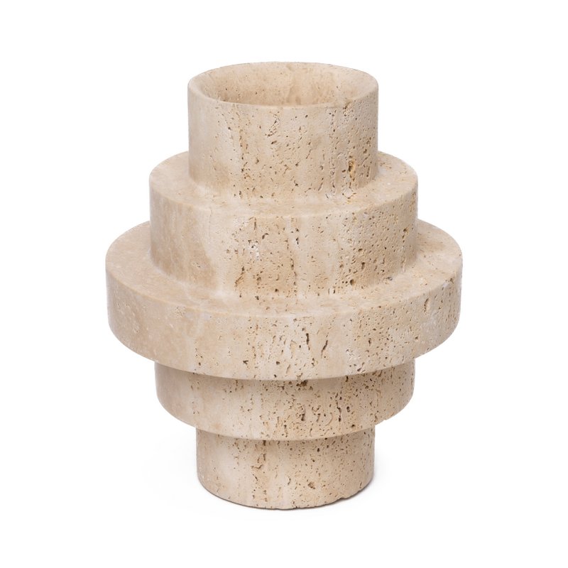 Travertin Agano Vase M