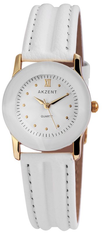 Accent dameshorloge met imitatieleren band