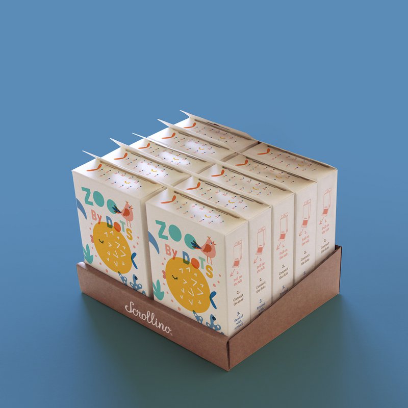 Coloring Book & Dot to Dot Games - Scrollino Zoo af DOTS
