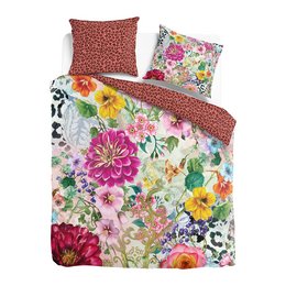 Melli Mello Floral Attraction Dekbedovertrek | Tropische Bloemen | Katoensatijn