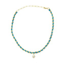 COLLIER COUTURE MOYENNE MAILLE