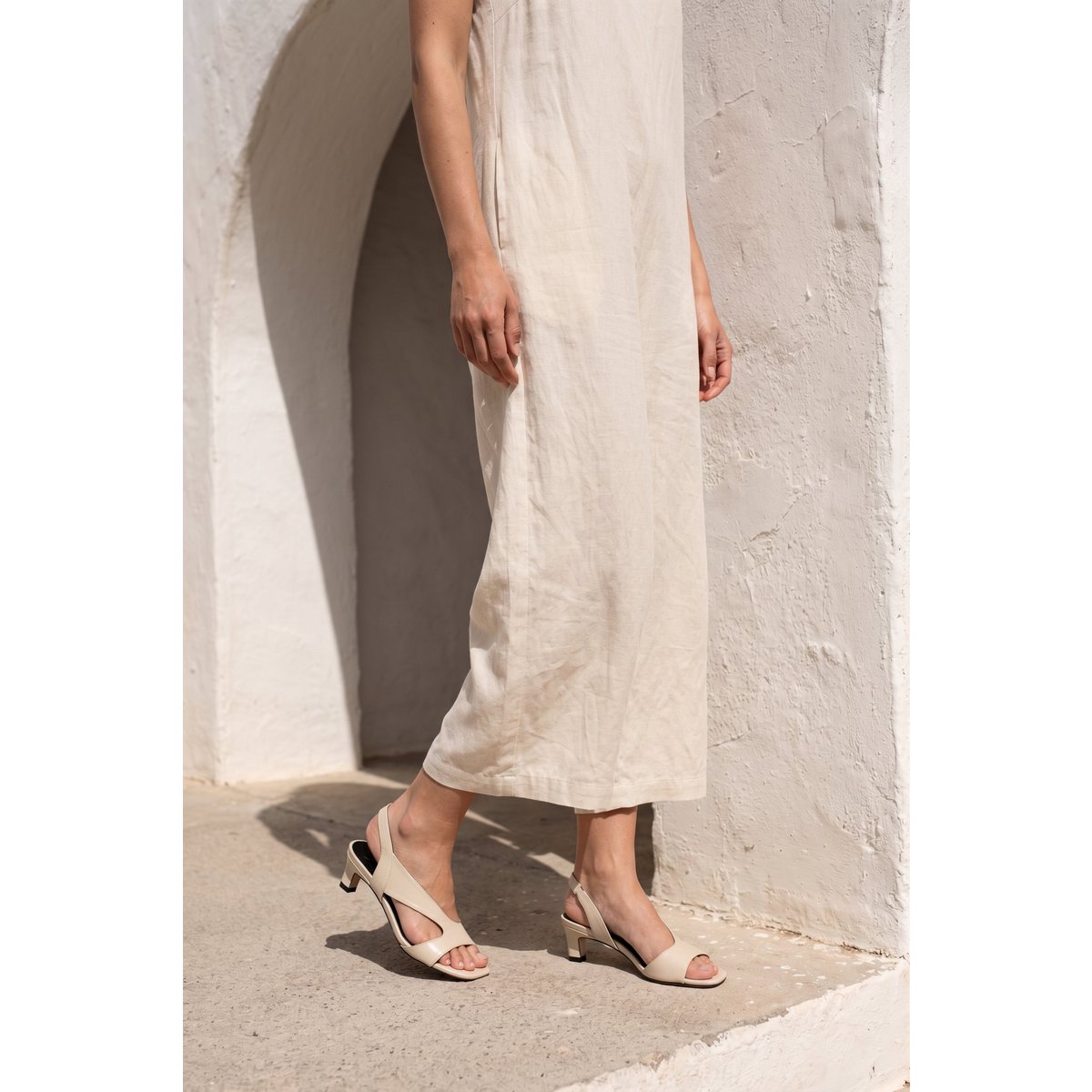 JULIET LATTE – Sandale mit Slingback-Absatz