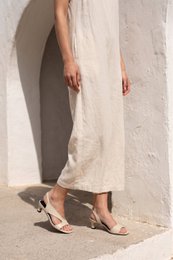 JULIET LATTE – Sandale mit Slingback-Absatz