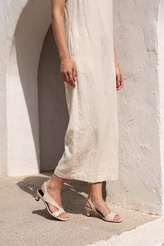 JULIET LATTE – Sandale mit Slingback-Absatz